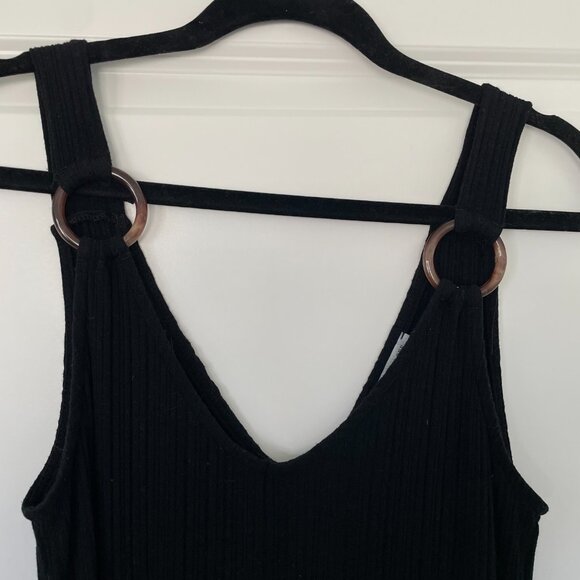 Green Envelope Black Maxi Cover-Up Dress – Women’s Size M - Picture 3 of 7